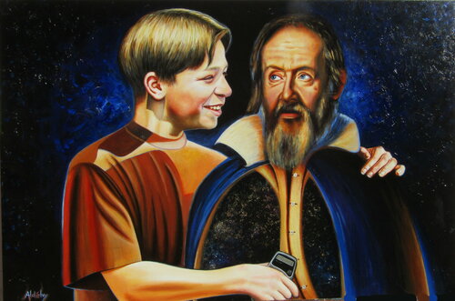 Galilée. by Aldehy, Painting for Sale on Singulart