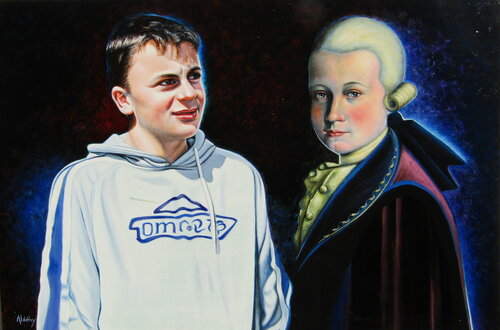 Mozart by Aldehy, Painting for Sale on Singulart
