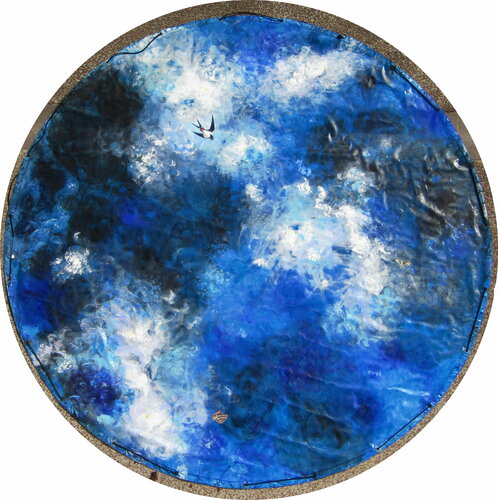 De l'autre côté du ciel. di Aldehy, Pittura in vendita su Singulart