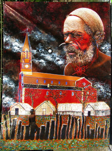 Automne. Le Creusot dans 20 000 ans van Aldehy, Schilderij te koop op Singulart