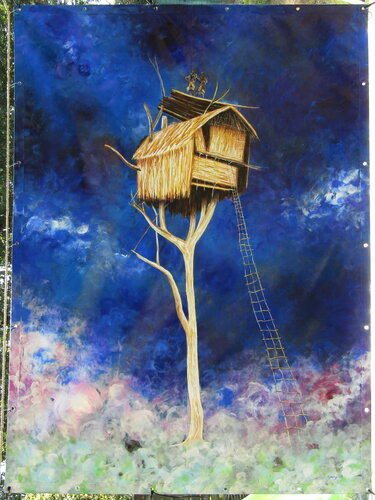 Ma nouvelle maison. von Aldehy, Malerei kaufen auf Singulart