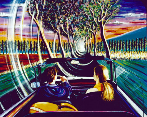 Voyage. di Aldehy, Pittura in vendita su Singulart
