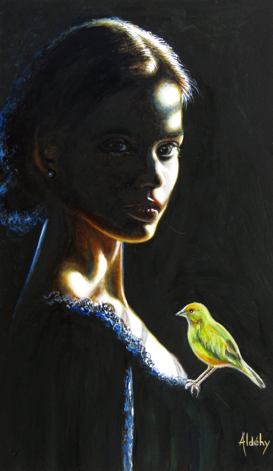 SOIR SEREIN Aldehy Origineel schilderij te koop