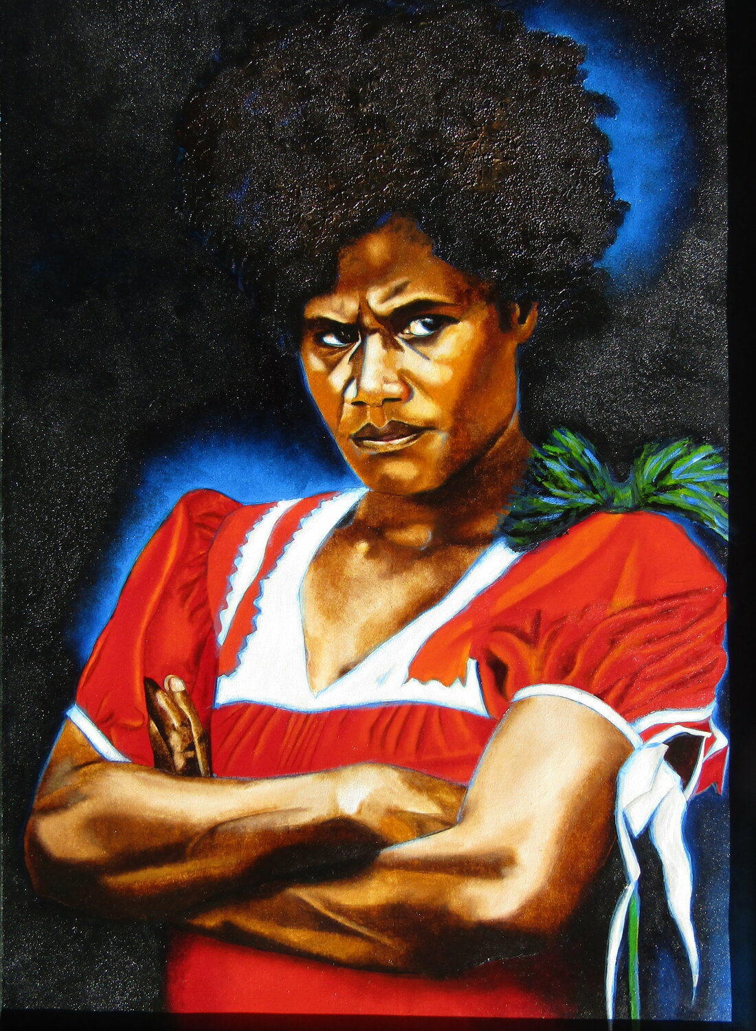 Jeune fille Canaque. Aldehy
