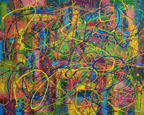 maze1 von Karis Kim, Malerei kaufen auf Singulart