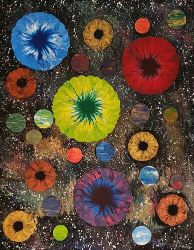 flower planet2 von Karis Kim, Malerei kaufen auf Singulart