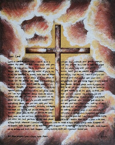 the prayer of karis1 von Karis Kim, Malerei kaufen auf Singulart