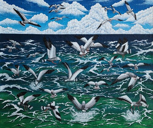 dream of seagull2 von Karis Kim, Malerei kaufen auf Singulart