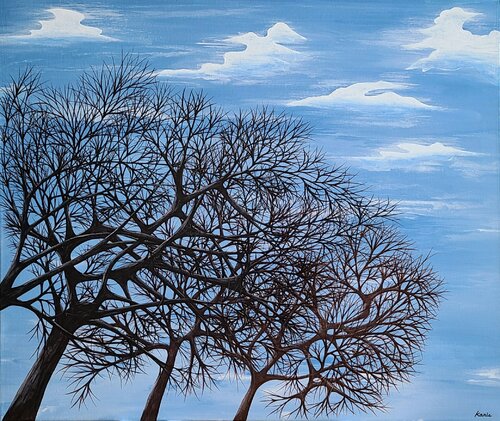 like trees6 by Karis Kim, Painting for Sale on Singulart
