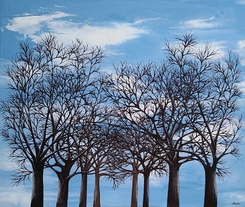 like trees4 by Karis Kim, Painting for Sale on Singulart