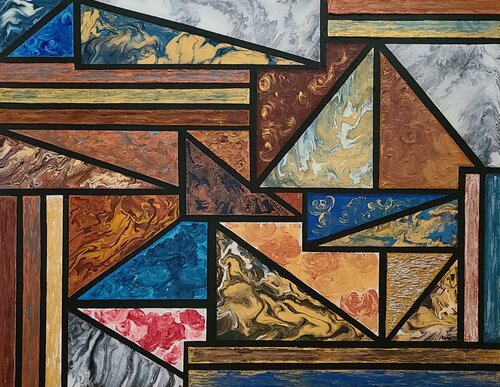 modern art5 van Karis Kim, Schilderij te koop op Singulart