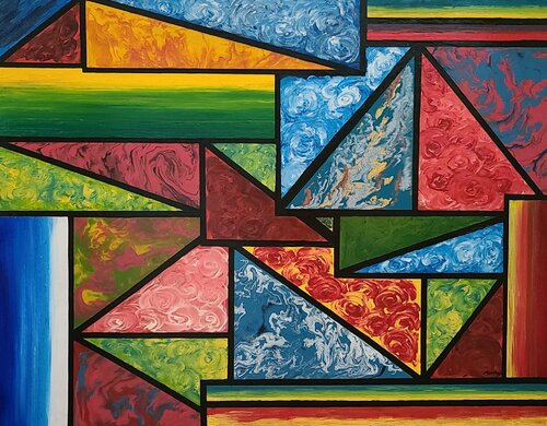 modern art4 von Karis Kim, Malerei kaufen auf Singulart