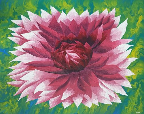 100 petals van Karis Kim, Schilderij te koop op Singulart