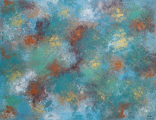 amazonite by Karis Kim, Painting for Sale on Singulart