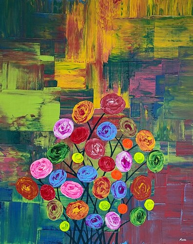 splendor2 van Karis Kim, Schilderij te koop op Singulart