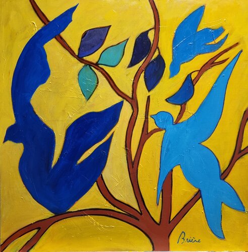 Paix pour l'Ukraine di Patrick Briere, Pittura in vendita su Singulart