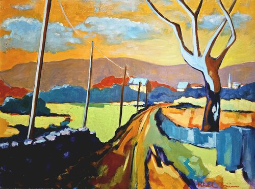 Champs joyeux 10 di Patrick Briere, Pittura in vendita su Singulart