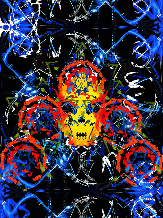 Revenge  - 100 cm x 75 cm Acrymx