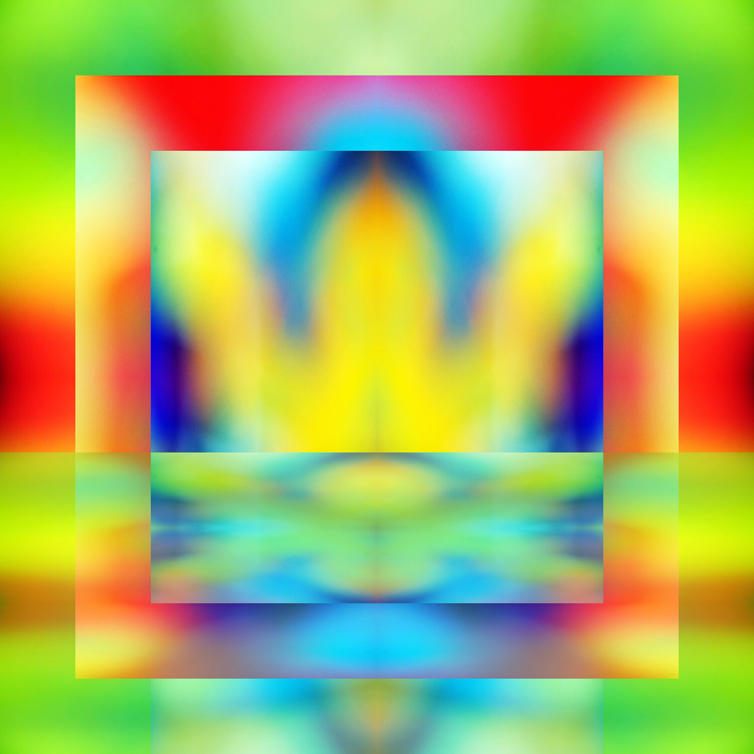 Echoes Of The Invisible 1 - 100 cm x 100 cm Acrymx Fotografie zu verkaufen