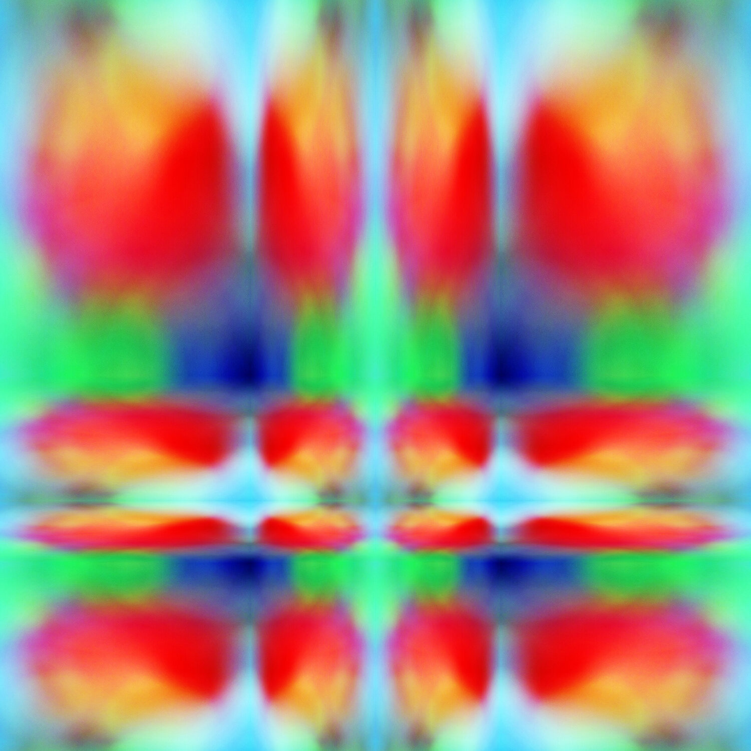 Abstract Echoes 3 - 60 cm x 60 cm Acrymx