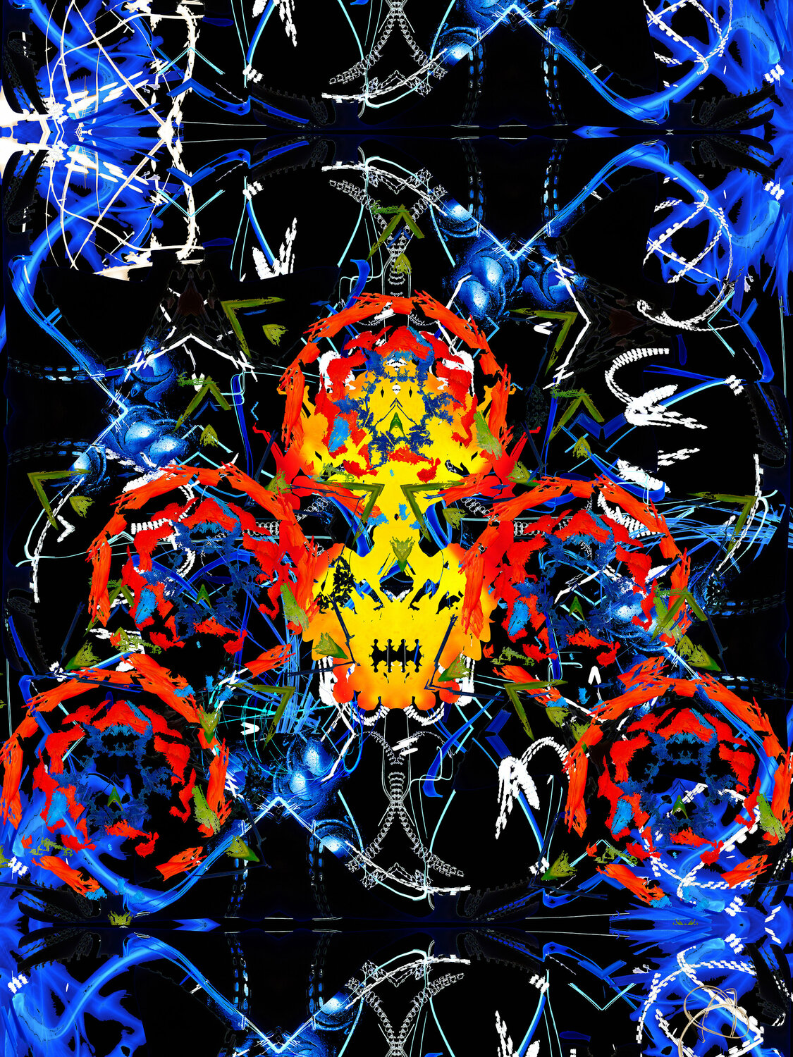 Revenge  - 100 cm x 75 cm Acrymx