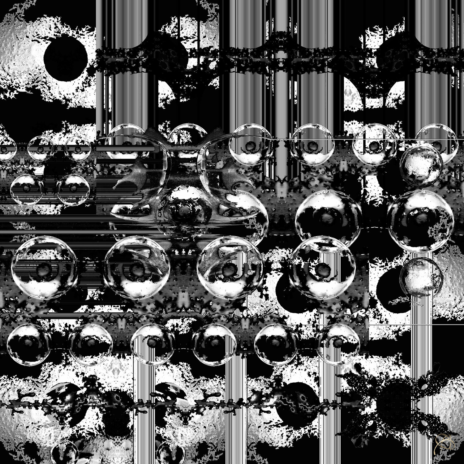 About Water 3 B&W Acrymx