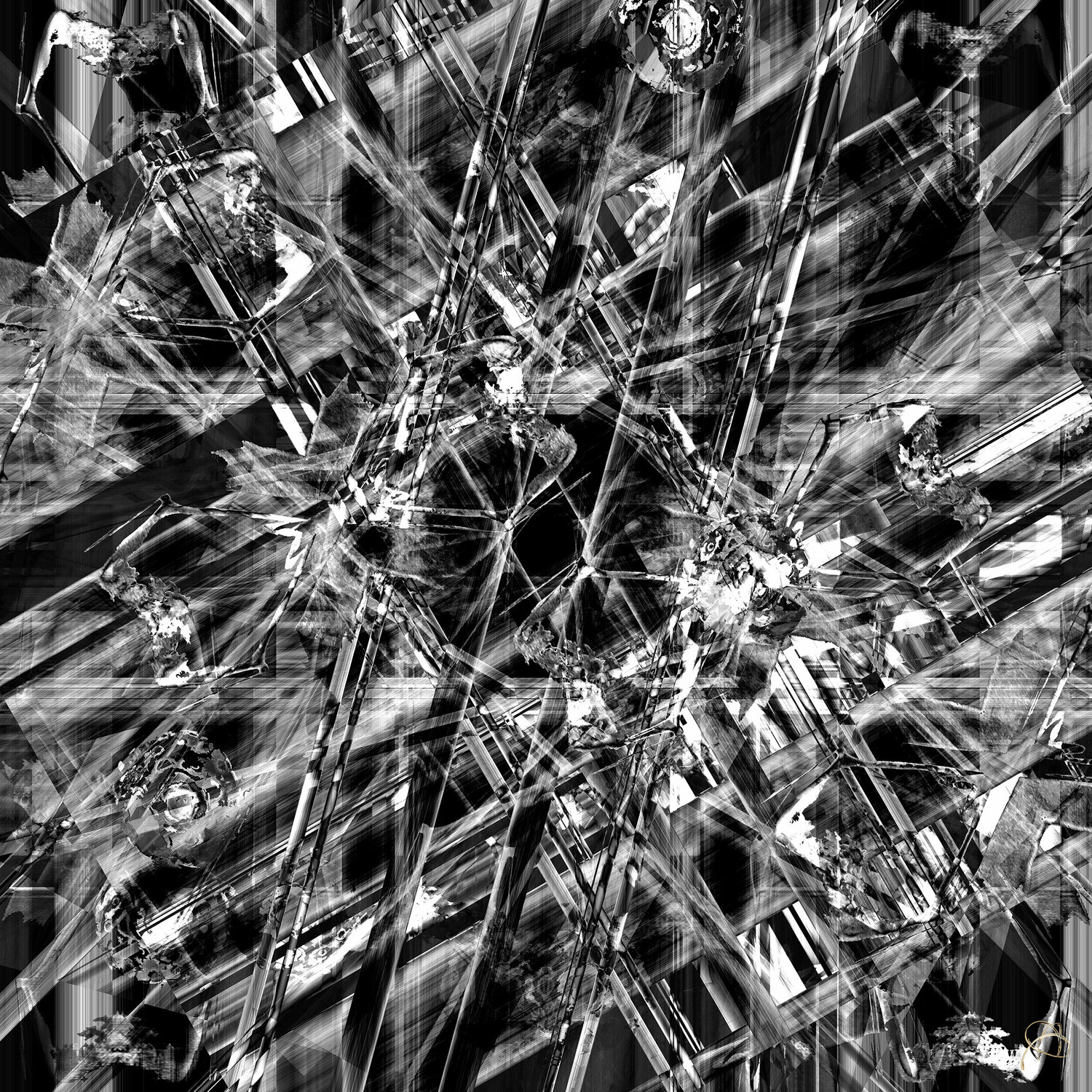 About Water 82 B&W Acrymx