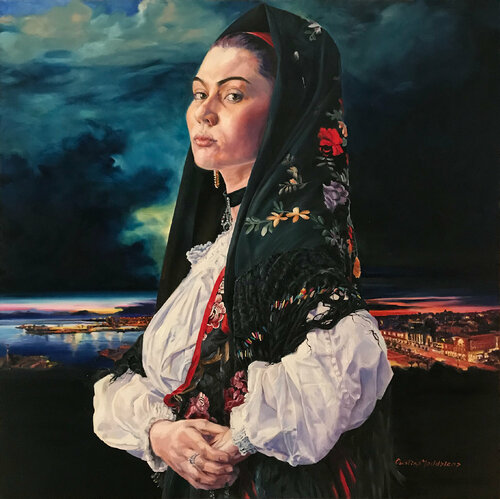 "Principessa Cagliari Sardegna" van Cristina Maddalena, Schilderij te koop op Singulart
