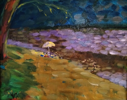 "AN EINEM SONNIGEN TAG" di Alexander Wotschel, Pittura in vendita su Singulart