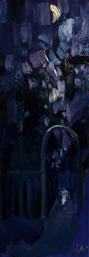 Eine Nacht in meinem Garten von Alexander Wotschel, Malerei kaufen auf Singulart
