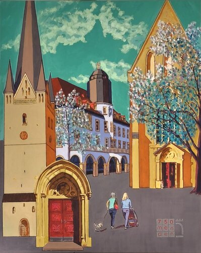 Stadt Menden von Alexander Wotschel, Malerei kaufen auf Singulart