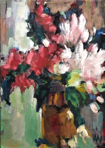 Blümen by Alexander Wotschel, Painting for Sale on Singulart
