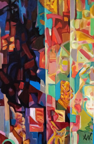 " Unser Welt " van Alexander Wotschel, Schilderij te koop op Singulart