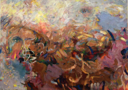 " Dritte Auge " de Alexander Wotschel, Pintura a la venta en Singulart