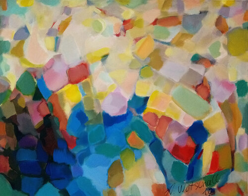 "Abstrakt"  Preis 950€ de Alexander Wotschel, Pintura a la venta en Singulart