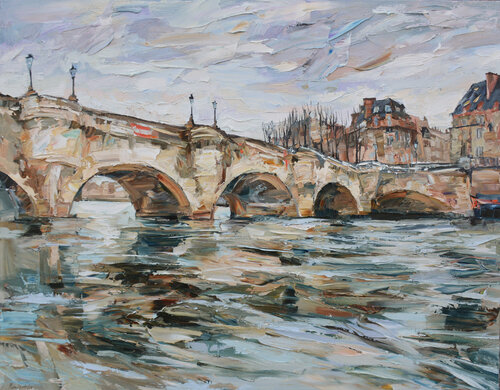 Pont Neuf di Olga Novokhatska, Pittura in vendita su Singulart