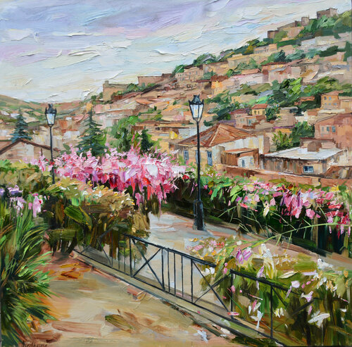 Modica II par Olga Novokhatska, Peinture en vente sur Singulart