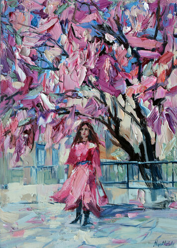 Printemps par Olga Novokhatska, Peinture en vente sur Singulart