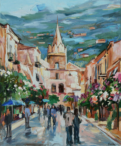 Castelbuono di Olga Novokhatska, Pittura in vendita su Singulart