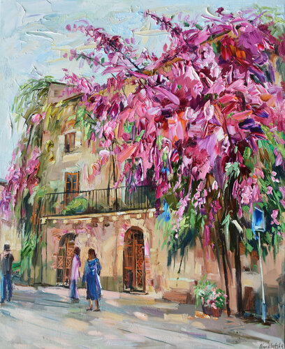 Printemps en Sicile par Olga Novokhatska, Peinture en vente sur Singulart