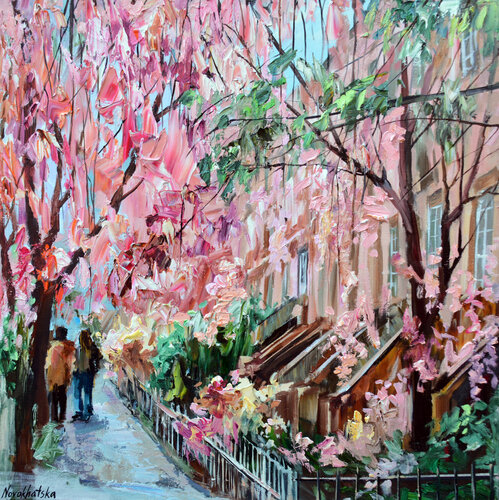 Ambiance printanière di Olga Novokhatska, Pittura in vendita su Singulart