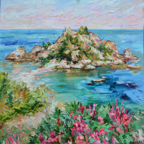 Isola Bella par Olga Novokhatska, Peinture en vente sur Singulart