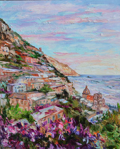 Positano di Olga Novokhatska, Pittura in vendita su Singulart