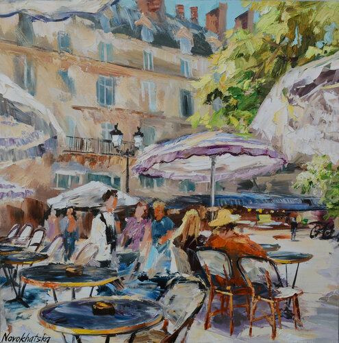 Lumière en ville di Olga Novokhatska, Pittura in vendita su Singulart