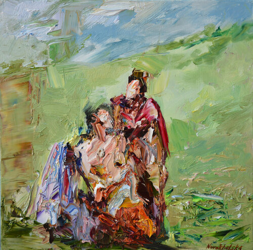 Due di Olga Novokhatska, Pittura in vendita su Singulart