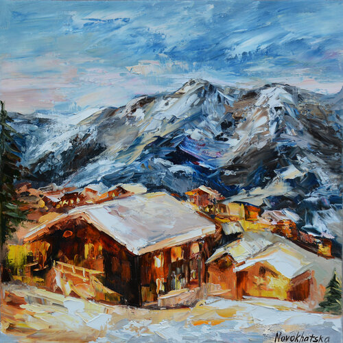 Val Thorens di Olga Novokhatska, Pittura in vendita su Singulart