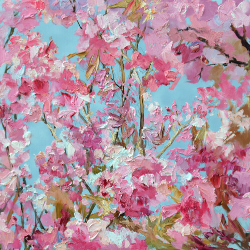 Arbre Fleuri de Olga Novokhatska, Pintura a la venta en Singulart