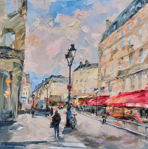 Rue d'Argenteuil par Olga Novokhatska, Peinture en vente sur Singulart