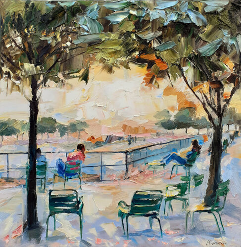 Jardin public à Paris Olga Novokhatska