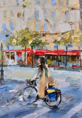 Printemps 2020 di Olga Novokhatska, Pittura in vendita su Singulart